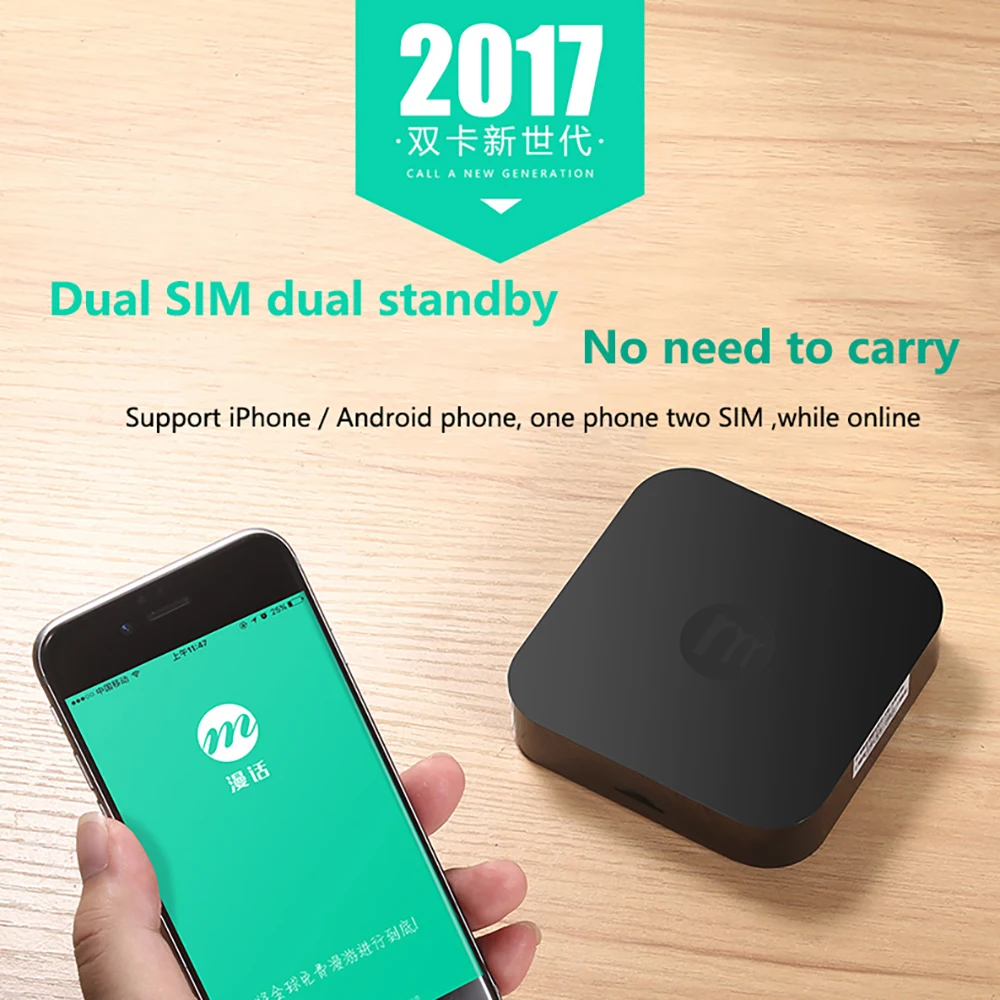 Новейший мини роутер 4G с двумя sim картами для iOS и Android не требует переноски