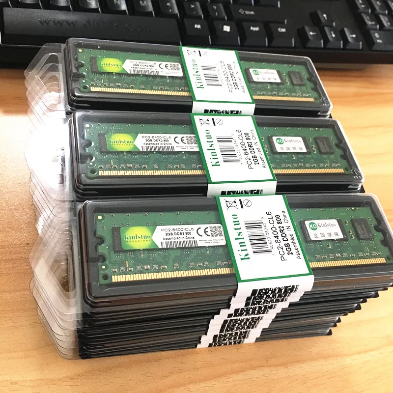 Kinlstuo Высококачественная память DDR2 2 ГБ 1 4 ОЗУ 800 МГц 667 533 для всех INTEL AMD|Оперативная