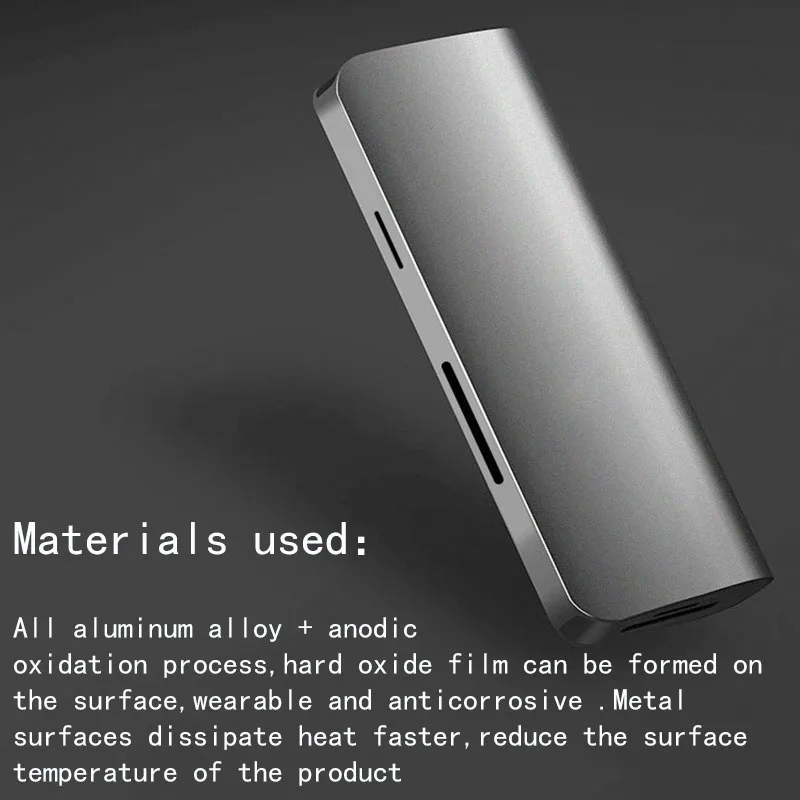 Fealushon USB 2 0 концентратор многопортовый usb адаптер USB2.0 порт с PD зарядкой для MacBook