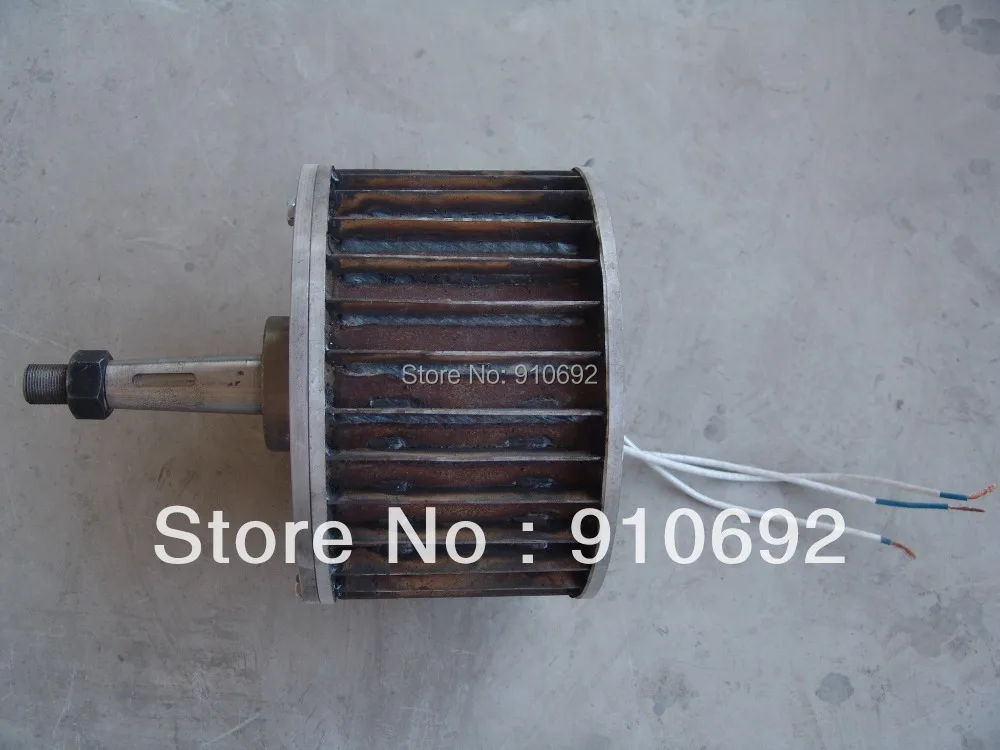 Ac редкоземельный низкооборотный генератор с постоянным магнитом 3 кВт