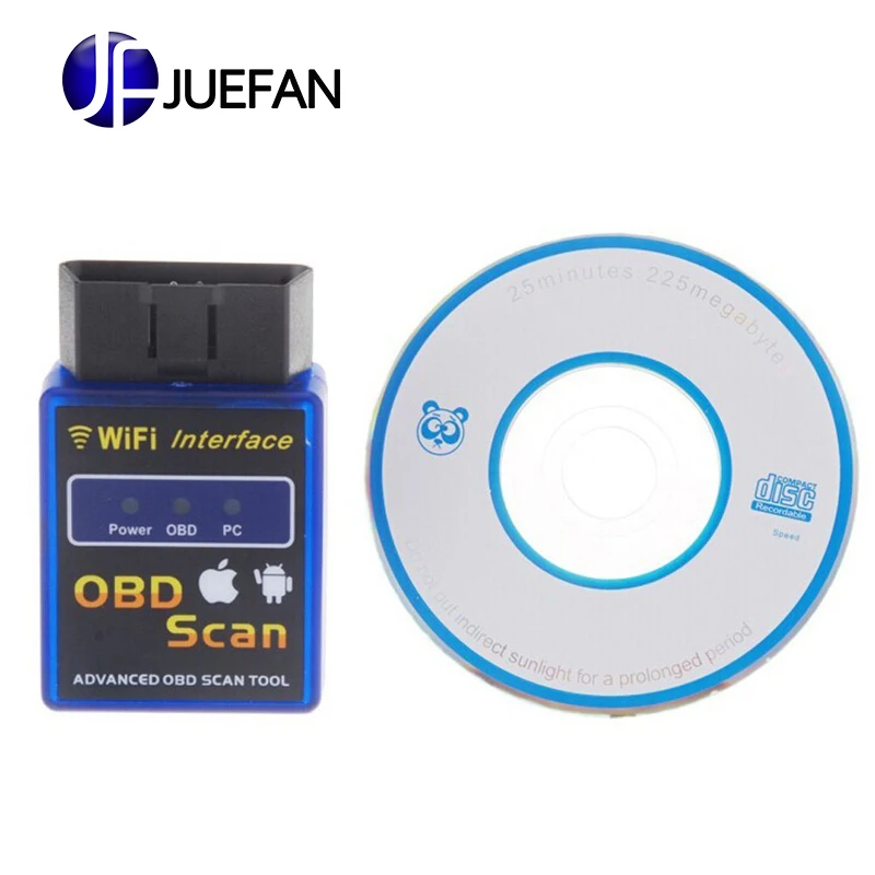 Последний Wifi bluetooth OBD2 Интерфейс Can Bus сканер ELM 327 OBD II поддерживает Android/IOS/PC системы