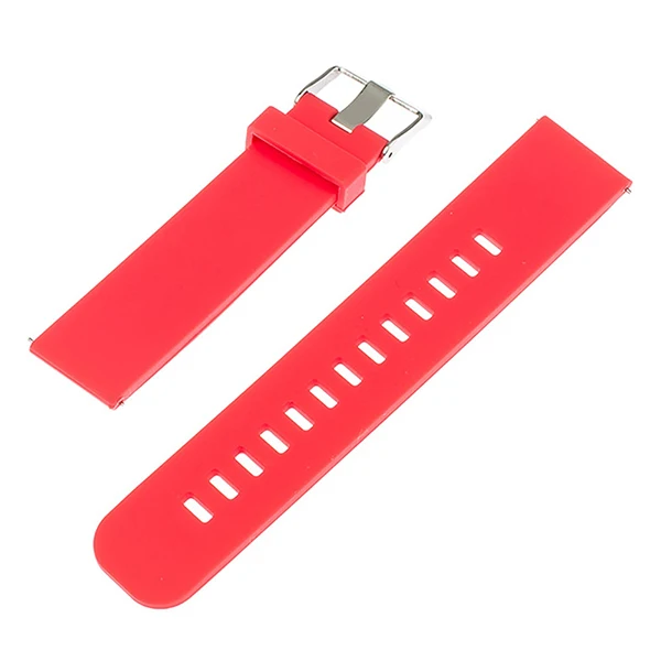 Red Quick Release силиконовой резины ремешок для часов для Certina Victorinox Смотреть Band Сталь Туфли с ремешком и пряжкой запястье браслет 19 мм 20 мм 21 мм 22 мм - Цвет ремешка: Red