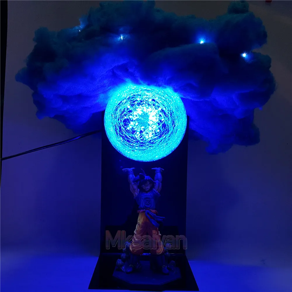Dragon Ball Z фигурка Сон Гоку Genki damaSpirit Bomb Cloud DIY светодиодный светильник набор Dragon Ball и super Goku аниме фигурка ПВХ Модель игрушки