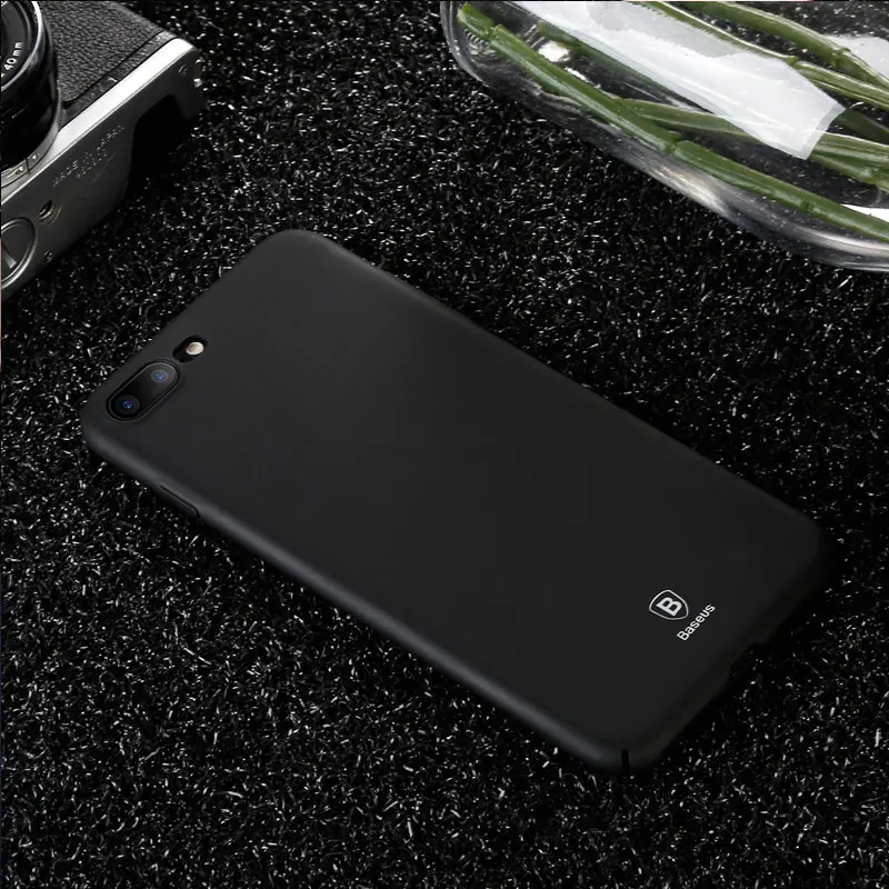 Роскошный чехол для телефона Baseus для iPhone 6 6 S, Ультратонкий чехол из поликарбоната, матовый чехол для iPhone 6 6 S Plus, чехлы - Цвет: black