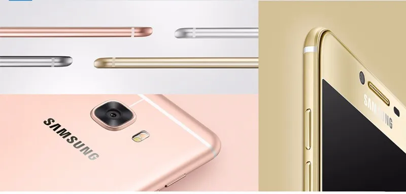 Samsung Galaxy C7 разблокированный GSM 4G LTE Android мобильный телефон с двумя sim-картами C7000 Восьмиядерный 5," 16 МП ram 4 Гб rom 32 ГБ 3300 мАч