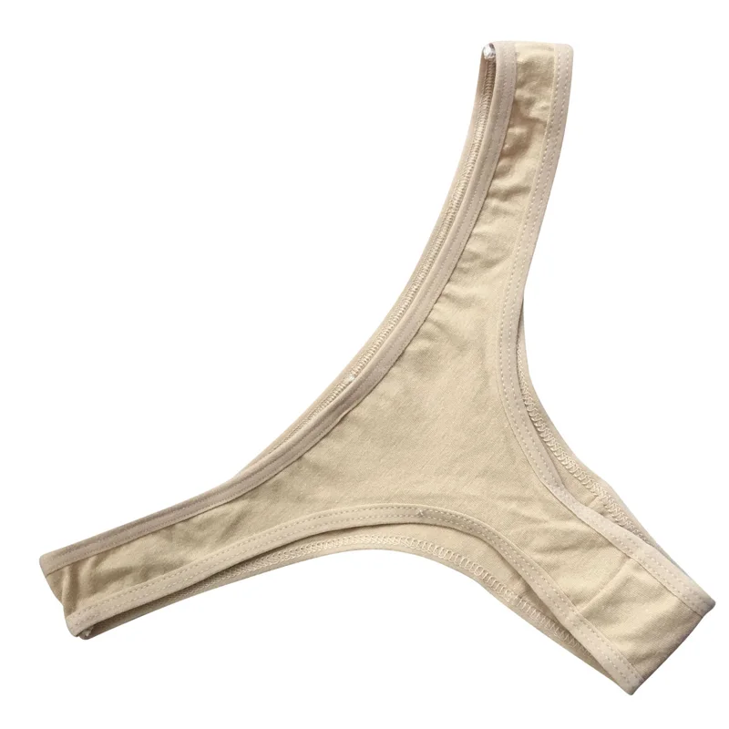 Skin S, m, l, сексуальные трусики, стринги, хлопок, женское нижнее белье, трусы с низкой талией, хлопковые трусики, стринги, красные, черные, белые - Цвет: Skin