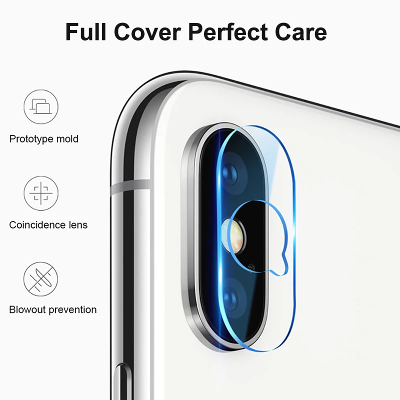 Защитная пленка для объектива мобильного телефона iPhone X 7 закаленное стекло +