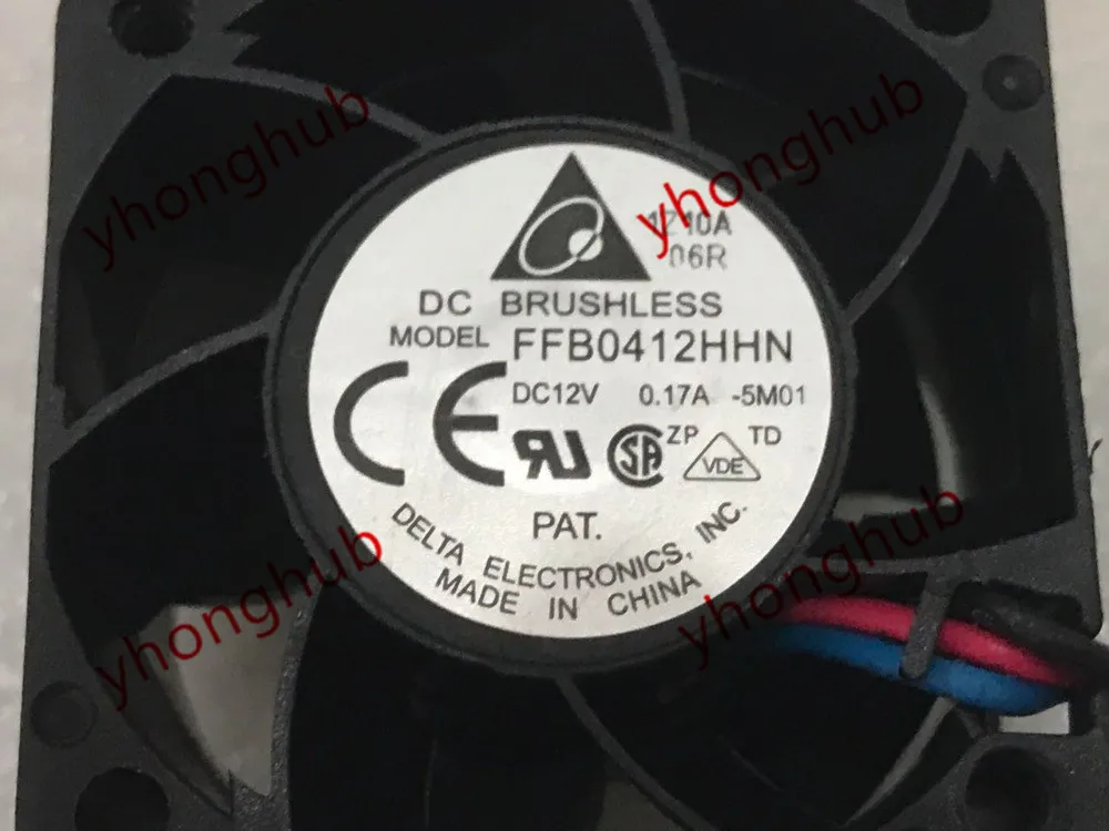 Вентилятор охлаждения сервера Delta Electronics FFB0412HHN 5M01 12 В постоянного тока 0 17 А 40x40x28