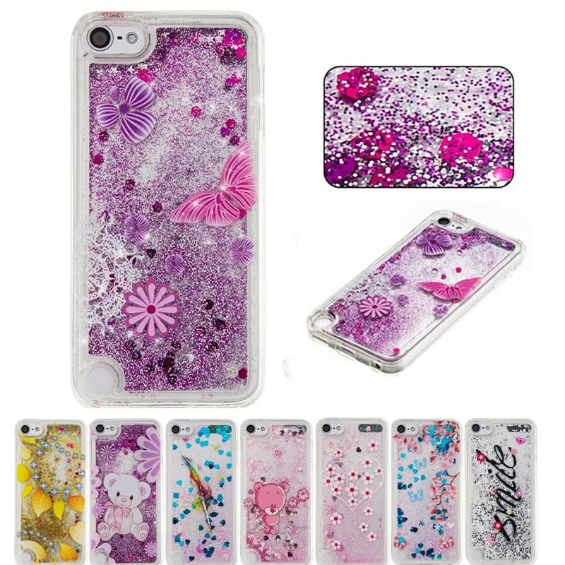 2017 Новый Мягкий Чехол для iPod Touch 5 Шику Блеск тпу Силиконовый 6 Девушки Coque Fundas |