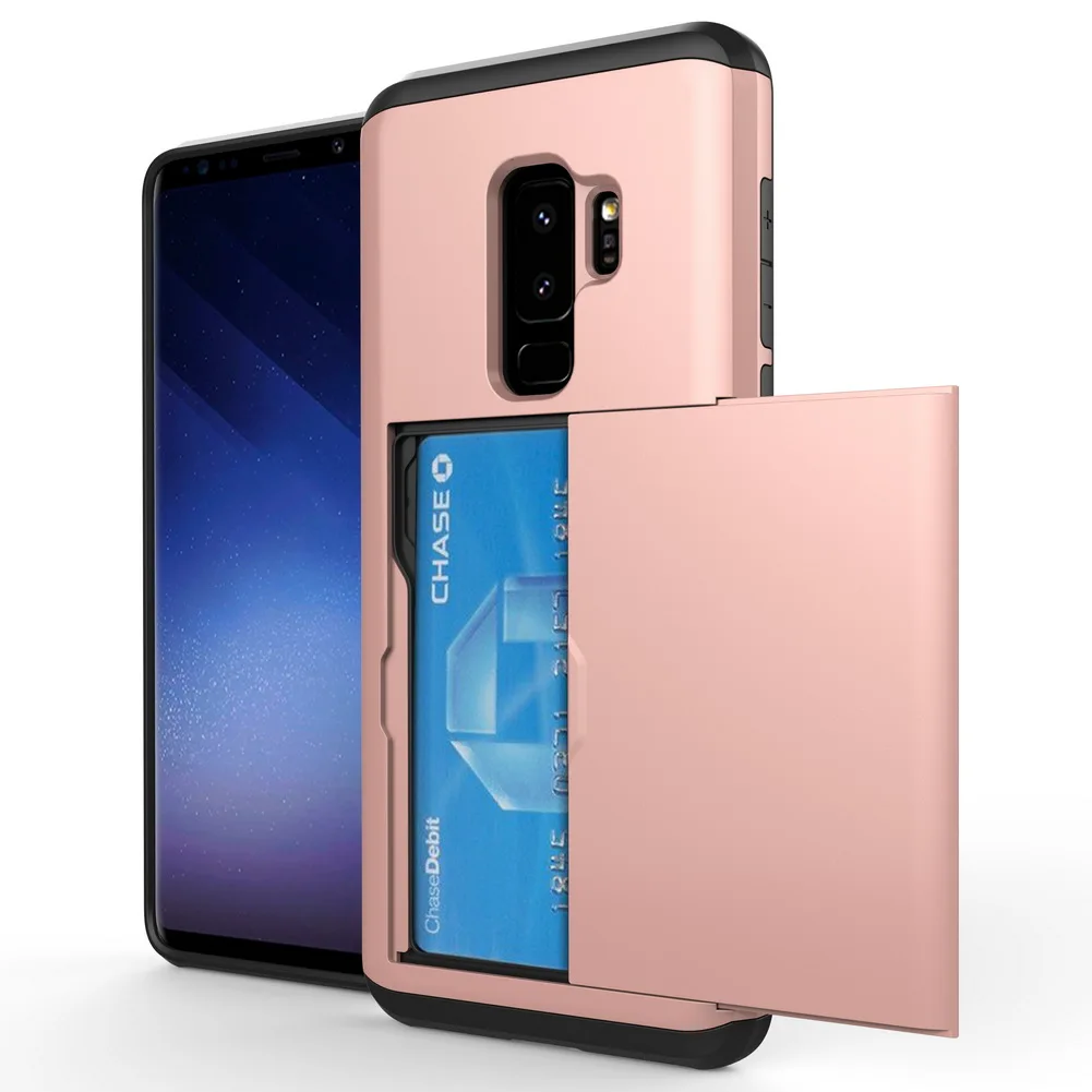 Чехол бумажник для сотового телефона Samsung Galaxy S9 чехол держатель кредитных карт
