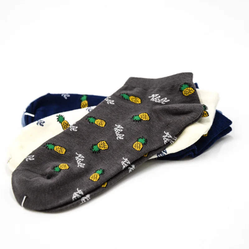 [EIOISAPRA] Новинка фруктовый Ананасовый Узор Япония носки в британском стиле