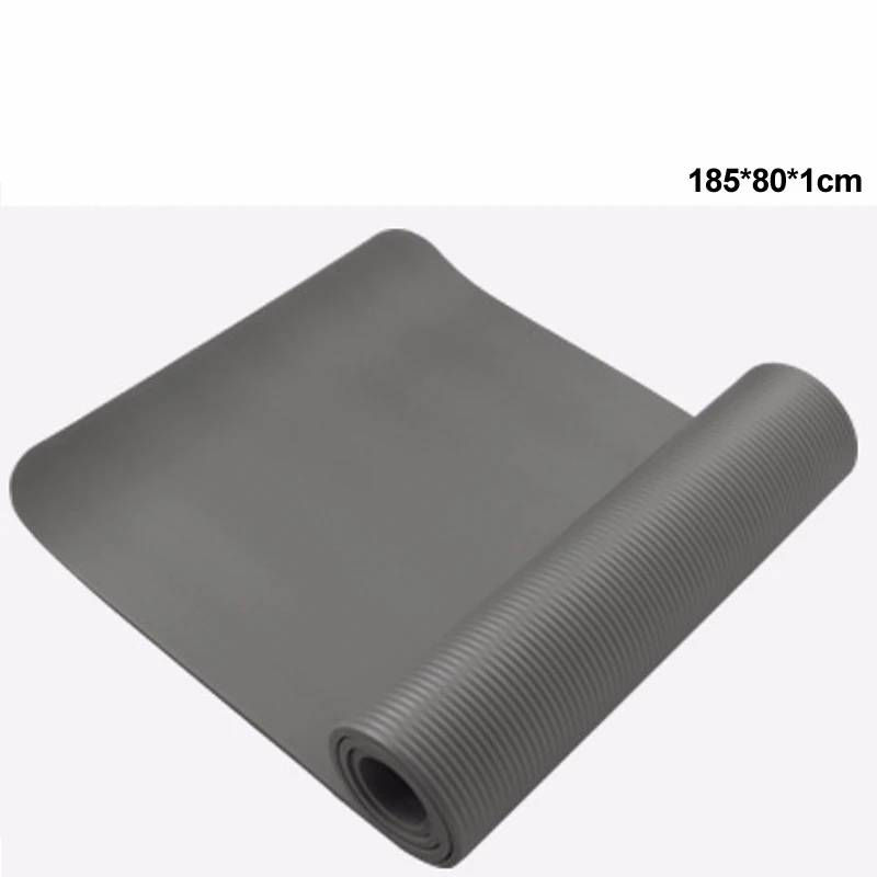 10mm15mm Нескользящие коврики для йоги для фитнеса безвкусная Гимнастика-Пилатес Спортивные щитки для упражнений - Цвет: Лиловый