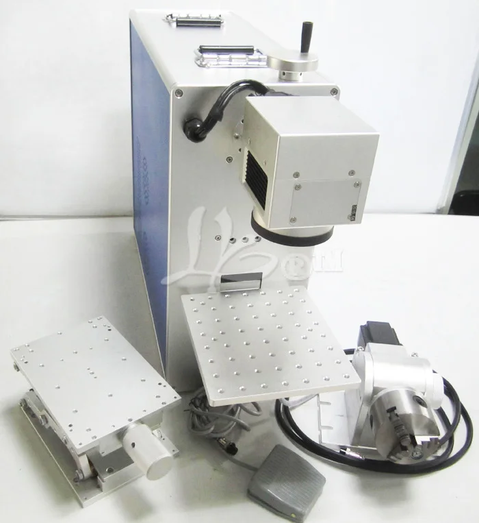 (ЕС Бесплатные Налоги!) 10 Вт Портативный Волокна Лазерная Маркировочная Машина