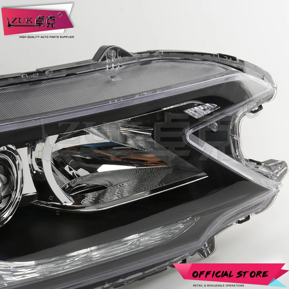 ZUK Авто галогенные HID головной свет фара в сборе для HONDA CRV 2012 2013 RM фары День Время Бег светодиодный