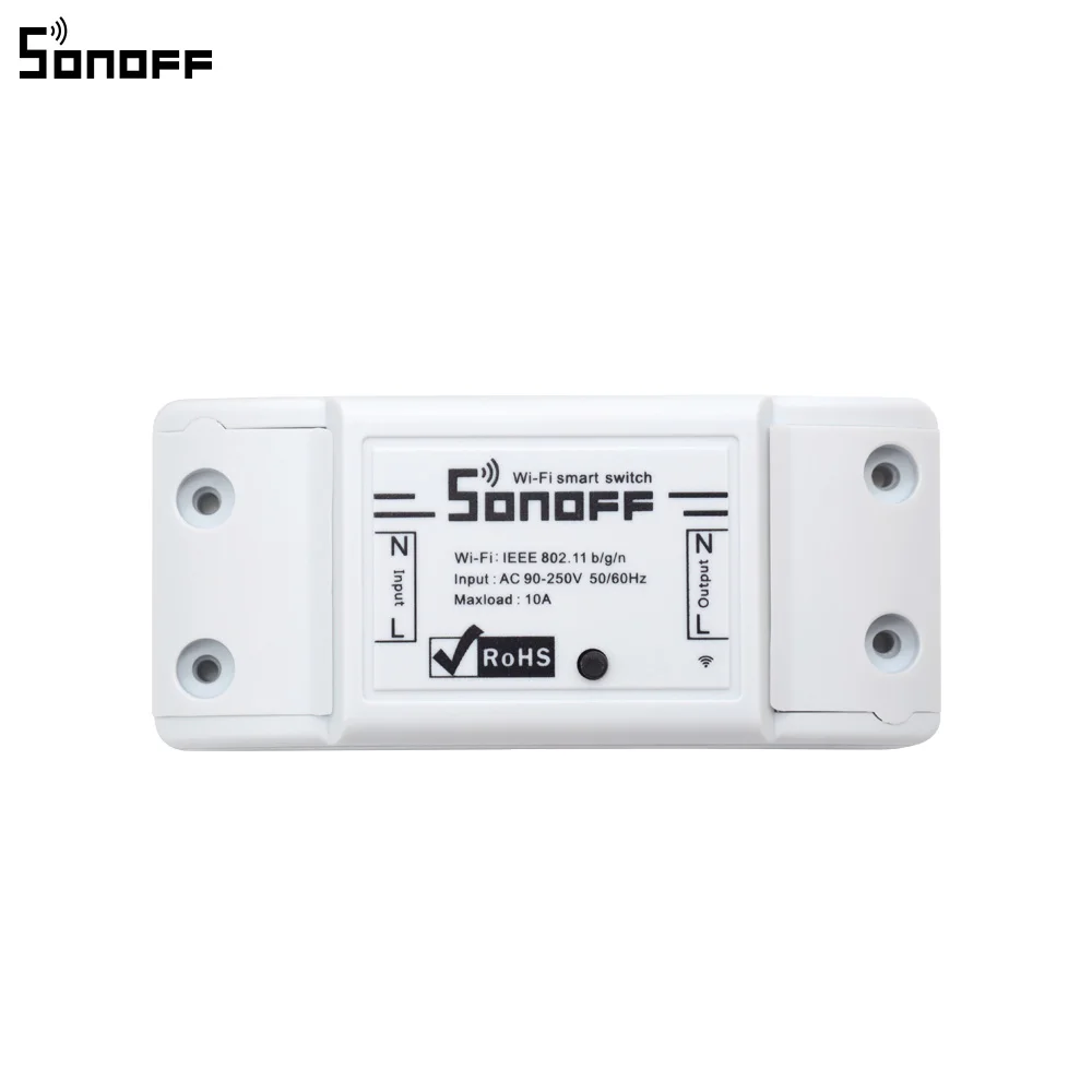 5 шт. Sonoff Wifi смарт переключатель управляемый беспроводной релейный Переключатель