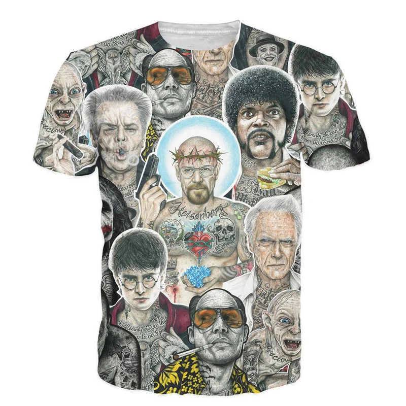 Raisvern модные 3D футболки Breaking Bad Ink Tattoos футболка для женщин и мужчин унисекс Harajuku