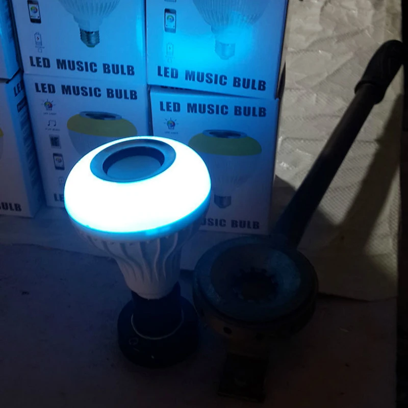 Chiclits светодиодный светильник bluetooth RGBW лампочка 110 V 220 музыка Динамик