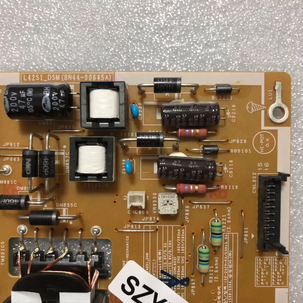 SZYLIJ Бесплатная доставка 1 шт./лот Оригинал L42S1_DSM BN44 00645A BN4400645A он используется|lot