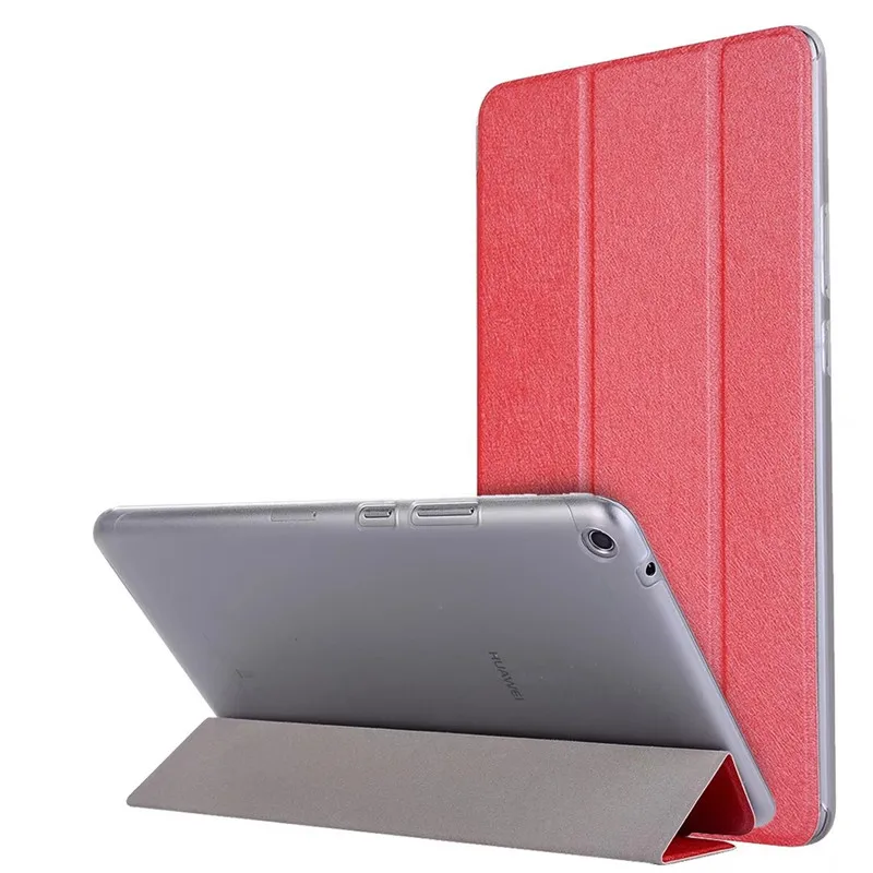 Роскошный чехол для планшета Huawei Mediapad T3 8, кожаный флип-чехол с подставкой для Honor Play Pad 2, 8,0 дюймов, KOB-L09 KOB-W09 - Цвет: Red