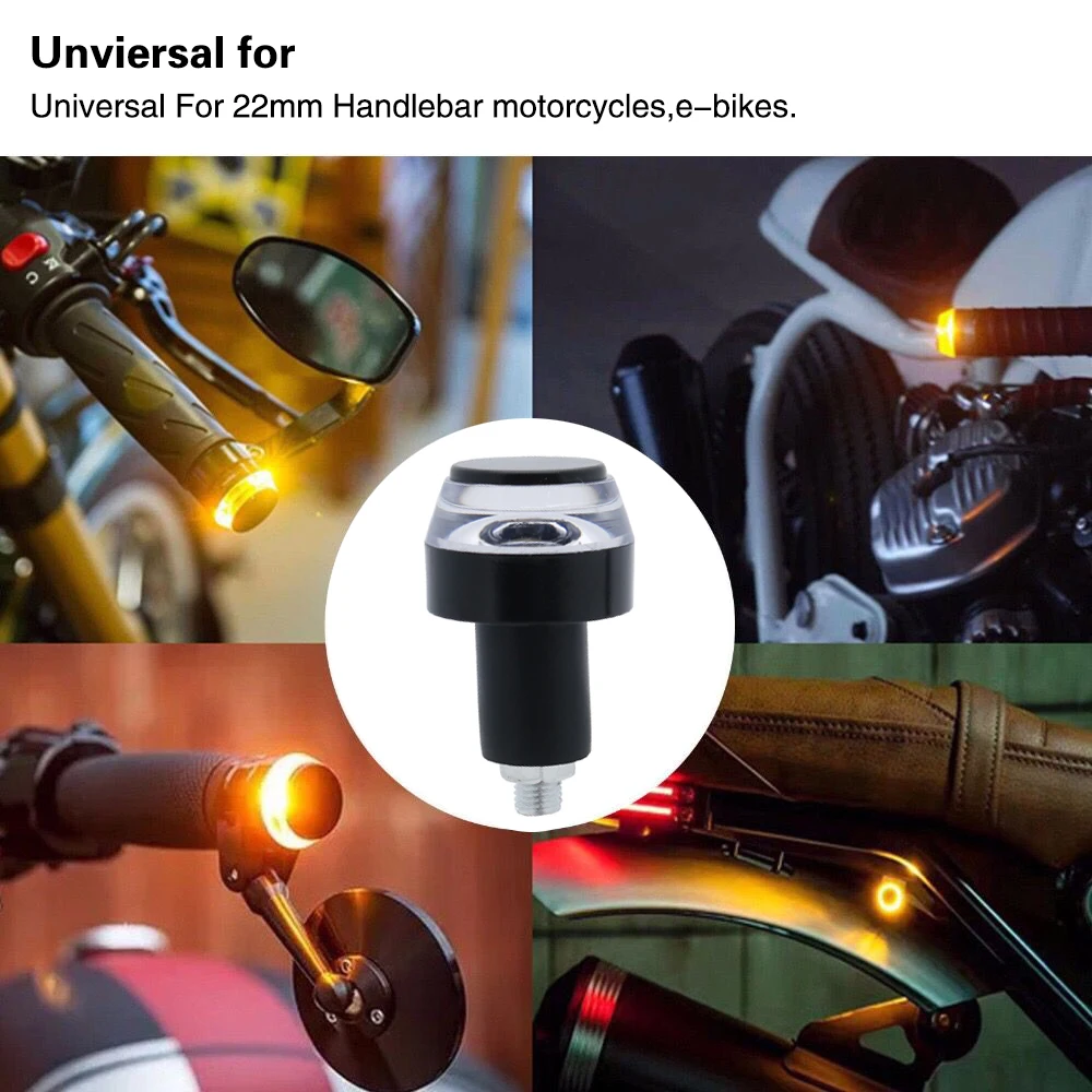 Новый 12 В мотоциклетный руль светодиодный светильник с поворотным сигналом