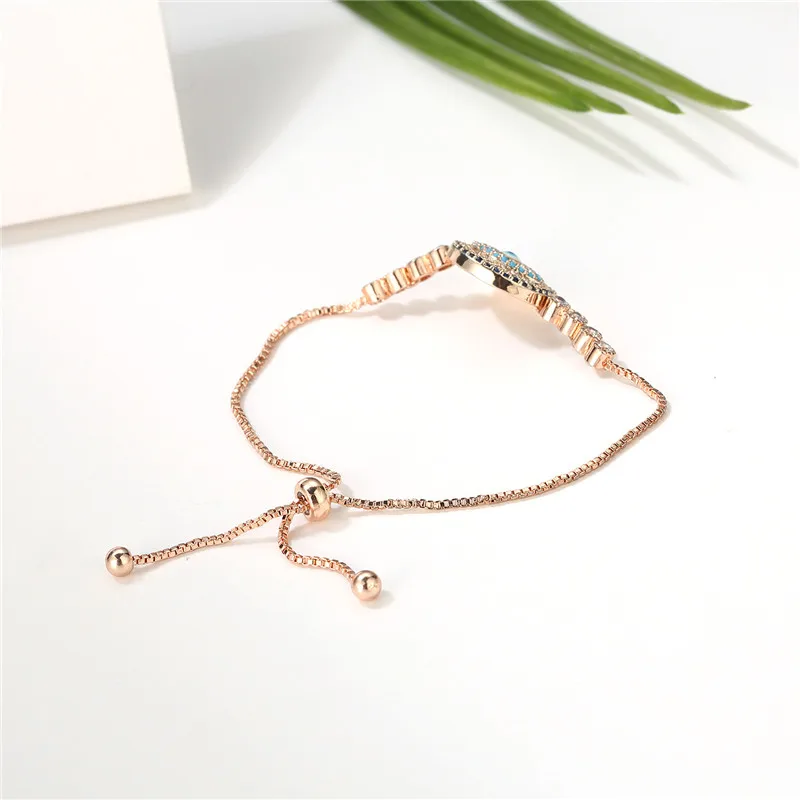 Yabel Высокое качество циркон сплав камень Браслеты Кристалл Дьявола Глаз