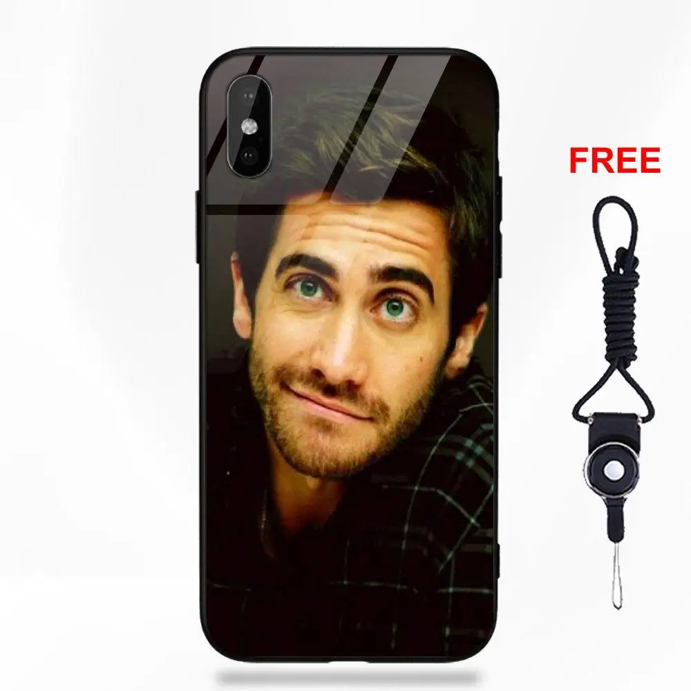 Soft TPU Frame Tempered Glass Mobile Case American Stars Jake Gyllenhaal For Apple iPhone X XS Max XR 5 5C 5S SE 6 6S 7 8 Plus | Мобильные