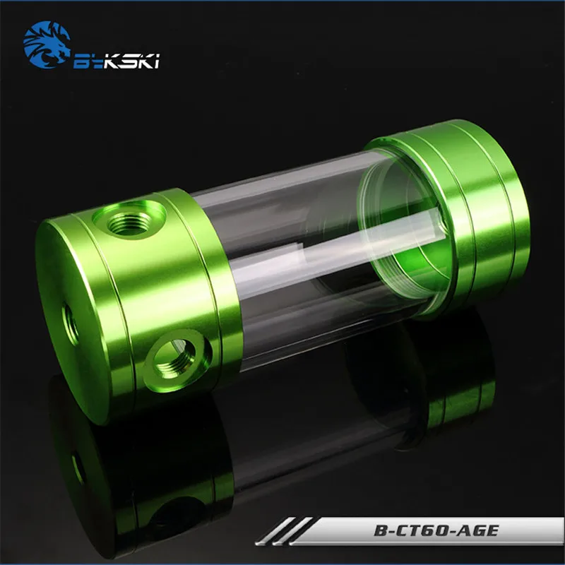 Bykski B-CT60-ARD/AGE/ABU/AGC цилиндрический резервуар OD 60 мм длина 100 150 200 260 мм чехол для водяного охлаждения ПК
