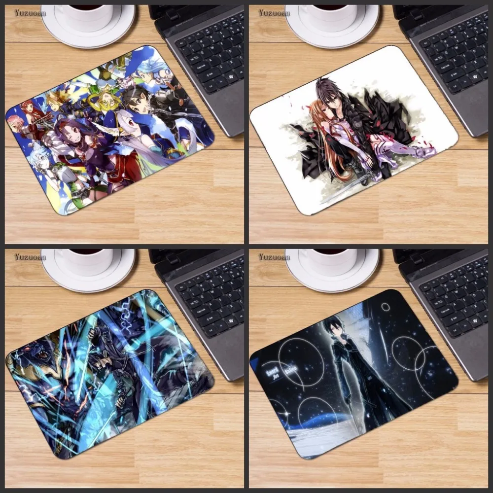 Yuzuoan sword art online sao компьютерная коврик для мыши коврики украшения рабочего стола