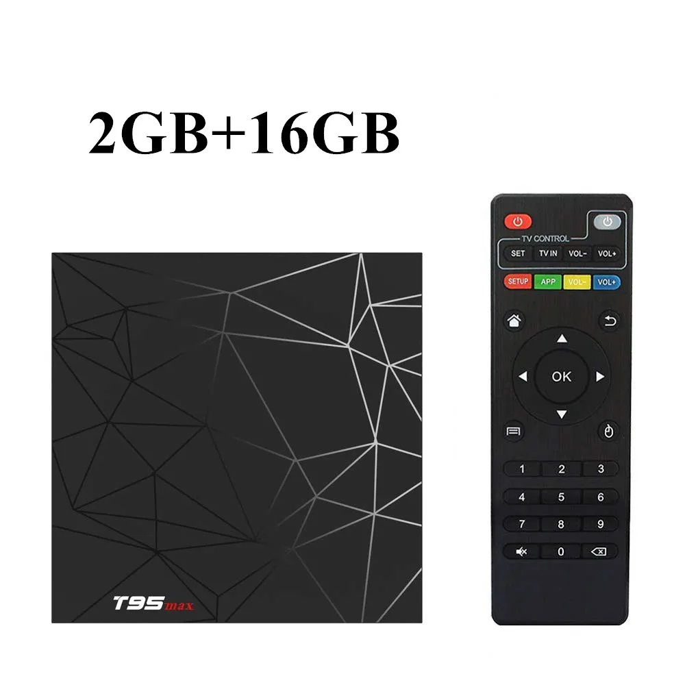 T95 MAX 2 16GB T95 MAX Android 9,0 4 Гб ram 64 Гб rom Smart 6K tv BOX Allwinner H6 четырехъядерный H.265 HD 2,4G Wifi ТВ приставка T95MAX приставка - Цвет: T95 MAX 2 16GB