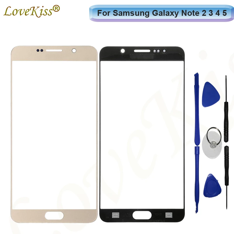 Сенсорный экран для Samsung Galaxy Note 2 3 4 5 N7100 N9000 N910 N920 Note4 Note5 передняя панель дигитайзер