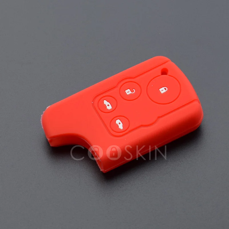 silicone rubber car key case cover For Honda Elysion Stepwgn Spada Insight Step Wagon RK C-RZ 4 Button protect Shell 10pcs/lot | Автомобили