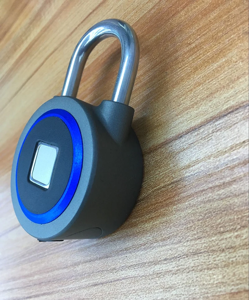 Новый маленький и изысканный замок со сканером отпечатков пальцев APP Bluetooth