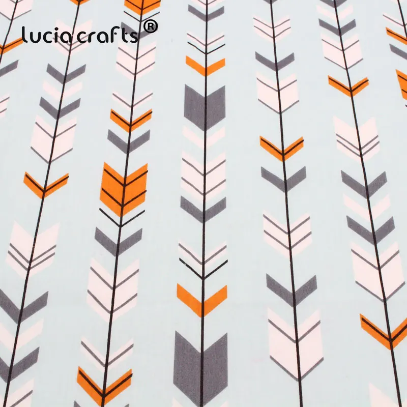 Lucia crafts, 1 шт., хлопковая ткань с мультяшным принтом, Лоскутная Ткань, сделай сам, для шитья детей, стеганное одеяло, материал I0302