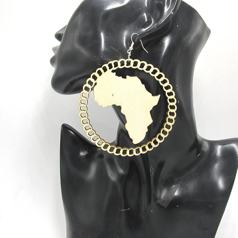 8 см необработанные серьги из африканского дерева|african wooden earrings|wooden earringswooden african