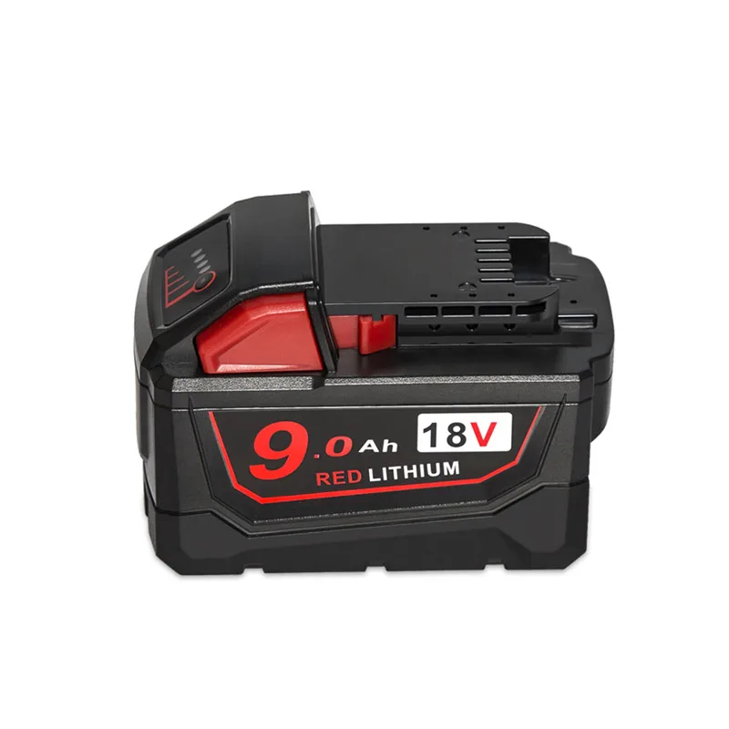 M18 18V 9.0Ah Перезаряжаемые Li Ion Батарея заменить для Милуоки 48 11 1850 1840 1815