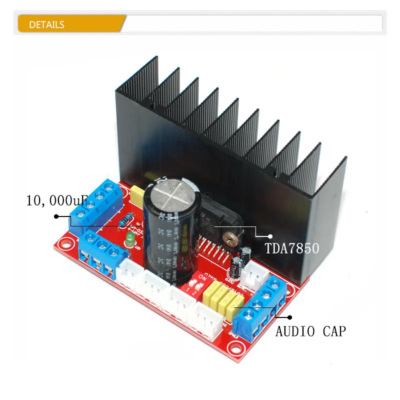 CIRMECH Hi-Fi MOSFET TDA7850 4-канальный домашний усилитель плата автомобильного аудио