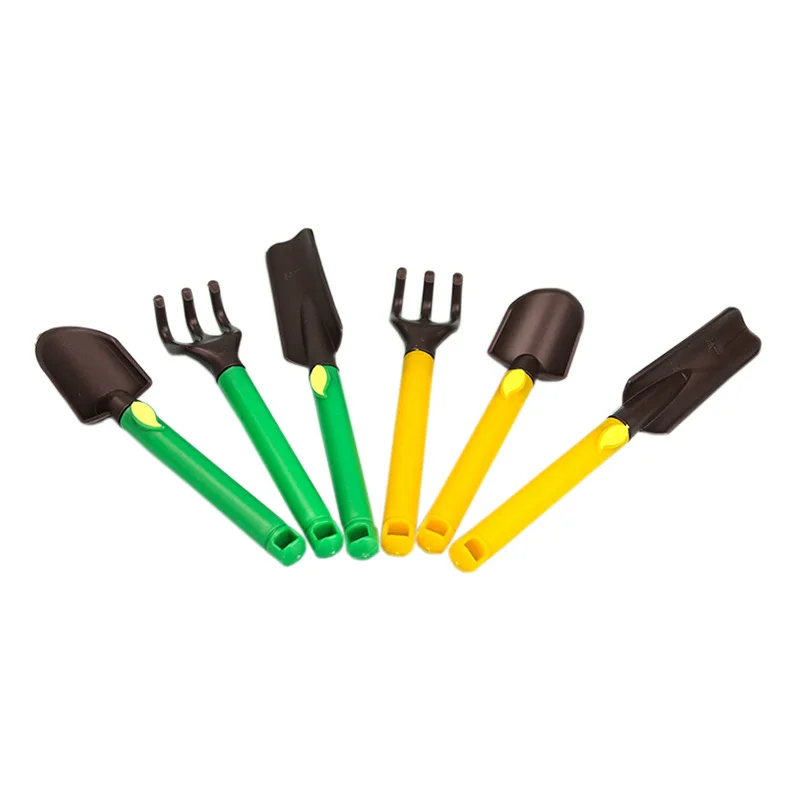 3 шт. мини совок грабли в комплекте Мини садовые инструменты бонсай набор