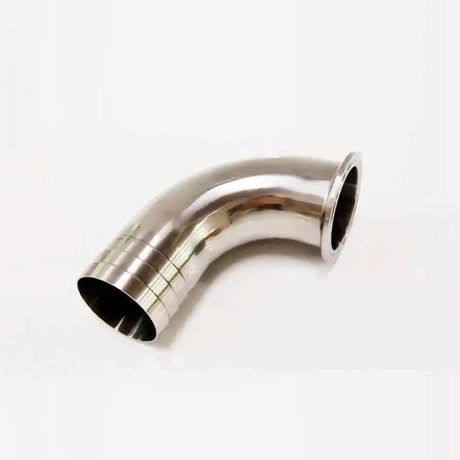

4" Tri Clamp x 102mm Hose Barb 90 Degree Elbow SUS 304 Stainless Steel Sanitary Home Brew Beer Wine