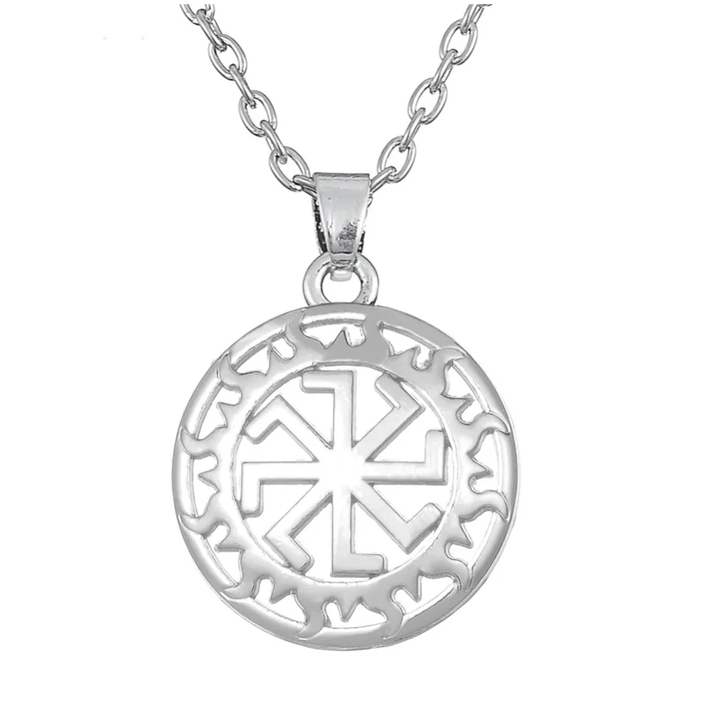 Dawapara Sunwheel символ славянской Подвески мужские женские языческое ожерелье Talisman