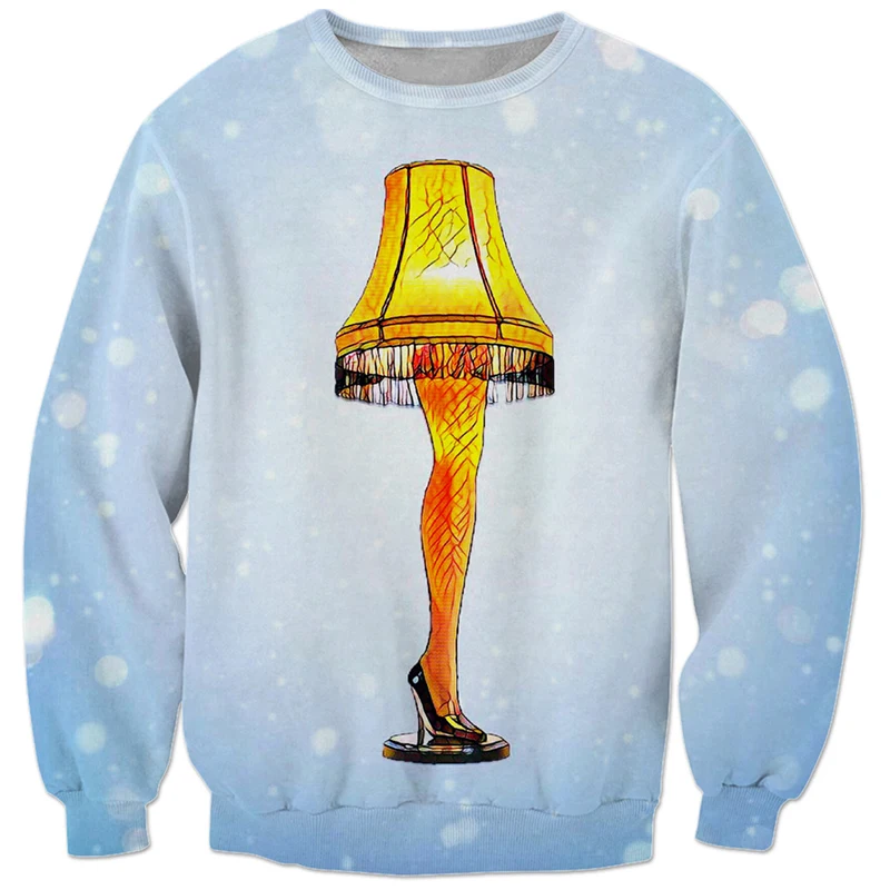 PLstar Космос Прямая ; г.; Новая мода Crewneck Толстовка Рождественский получить освещены Ханука принт 3d Для мужчин Для женщин Повседневное пуловеры