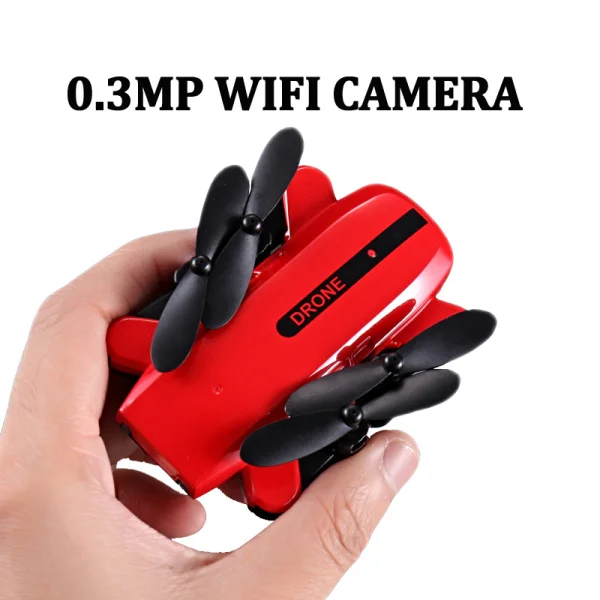 HY200 Квадрокоптер мини Дроны с камерой HD Дрон wifi FPV Дрон Безголовый Квадрокоптер Juguetes один ключ возврат RC вертолет игрушки - Цвет: 0.3MP CAMERA