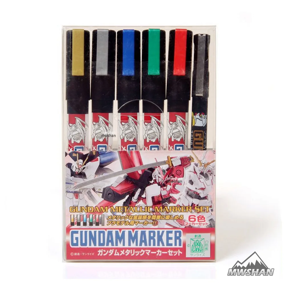 Набор металлических маркеров Mr.Hobby GSI MrHobby GMS121 Gundam для хобби модели краска