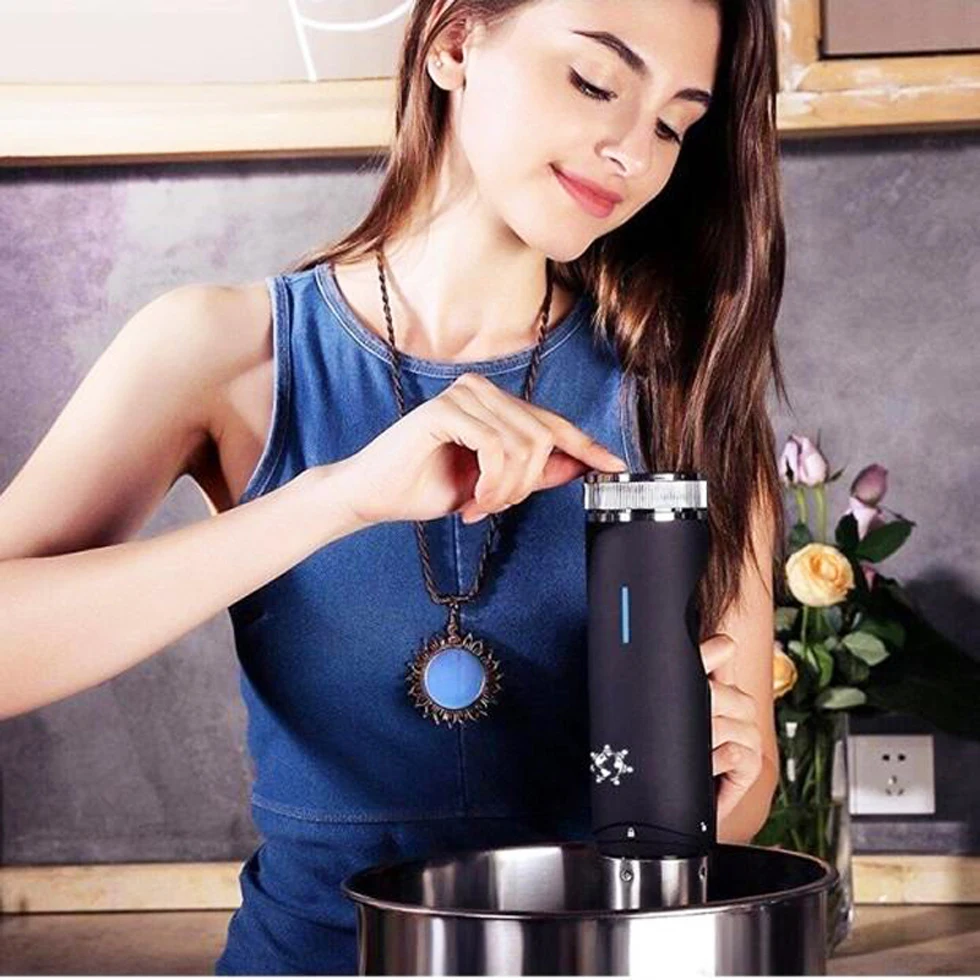 Вакуум медленно Sous Vide плита для готовки 1300 Вт Мощный погружной циркулятор ЖК