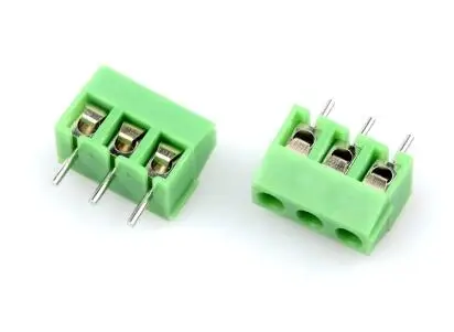 10 шт./лот KF3.96 3P 2P KF396 KF350 винт 2Pin 3Pin 3 96 мм прямой контакт PCB блок синий|Соединители| |