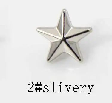 Пуговицы с хвостовиком 11 5 мм серебристая золотистая звезда для свитера пальто