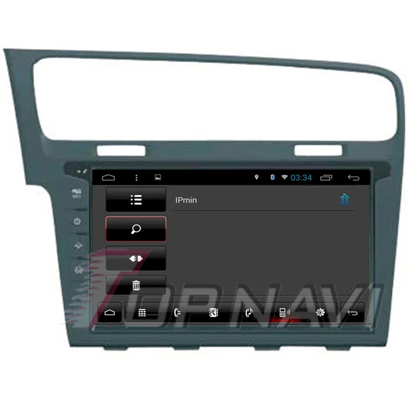 Автомобильный мультимедийный комплект Topnavi 10 1 дюйма 1024*600 четыре ядра Android 7 GPS