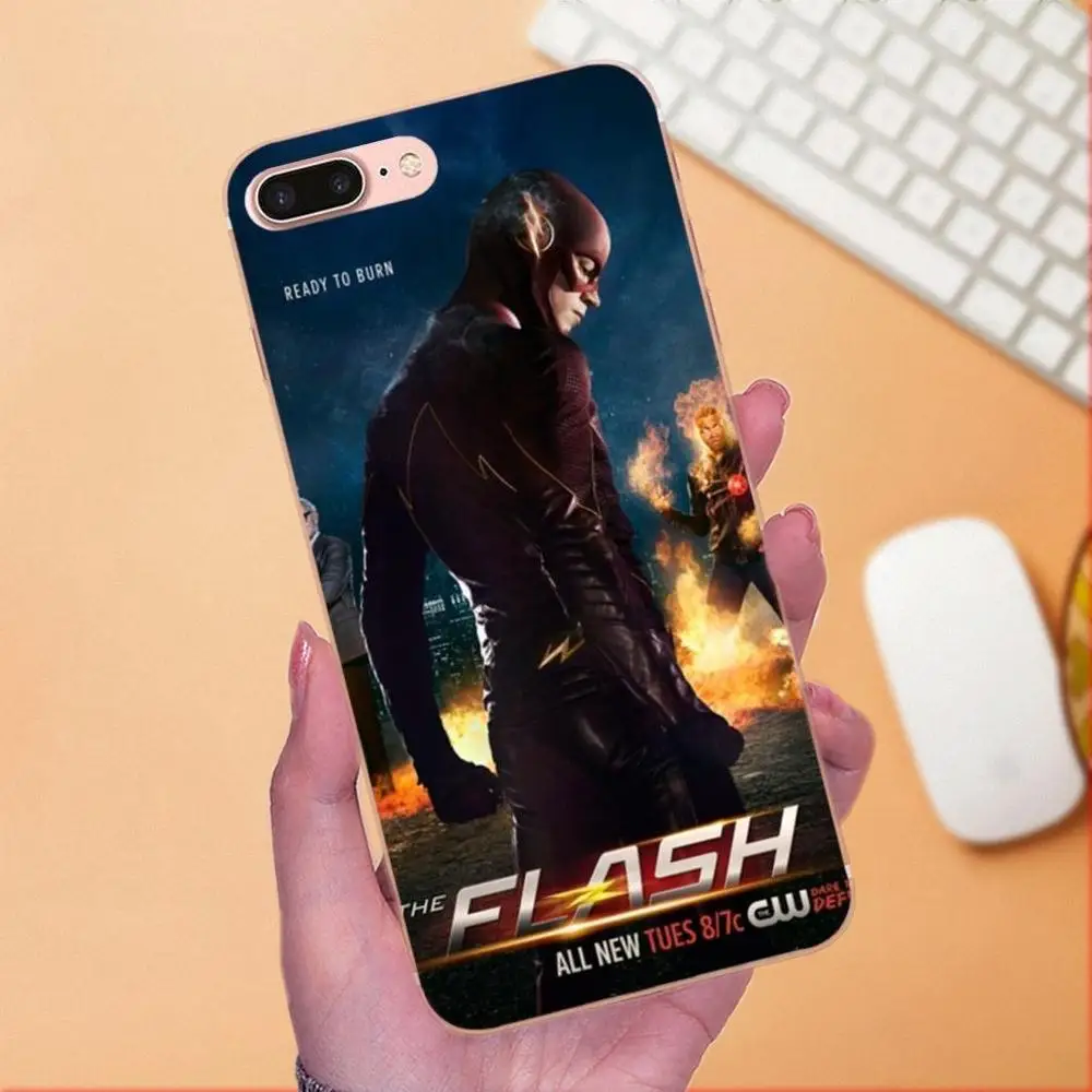Мягкий модный Чехол для мобильного телефона DC Hot TV показывает вспышку Барри Аллен