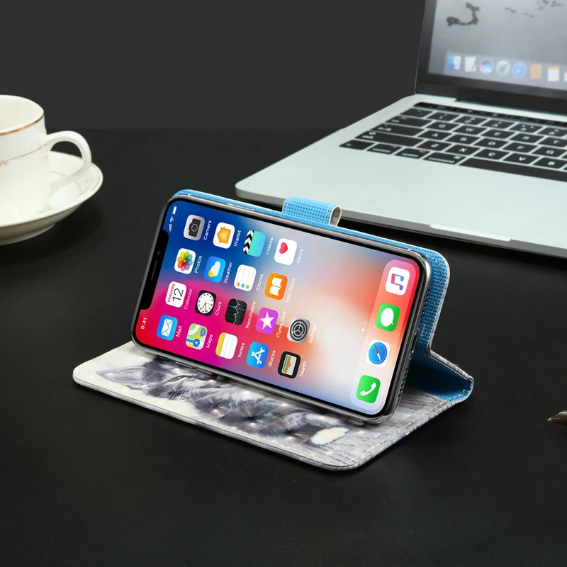 3D кожаный чехол-книжка с бумажником для NEXTBIT ROBIN смартфон Тесла 6 1 9 2 LITE SMARTRON T PHONE