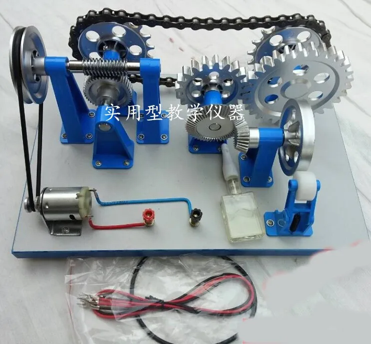Mechanical transmission model electric and manual type high school physics experiment teaching instrument equipment