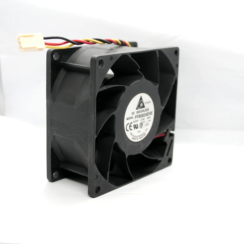 Оригинальный двухшариковый охлаждающий вентилятор Delta FFB0824EHE 8038 80x80x38 мм 8 см